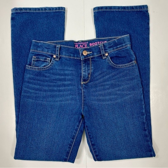 Other - The Children’s Place Bootcut Adjustable Waist Girls Blue Jeans Size 12